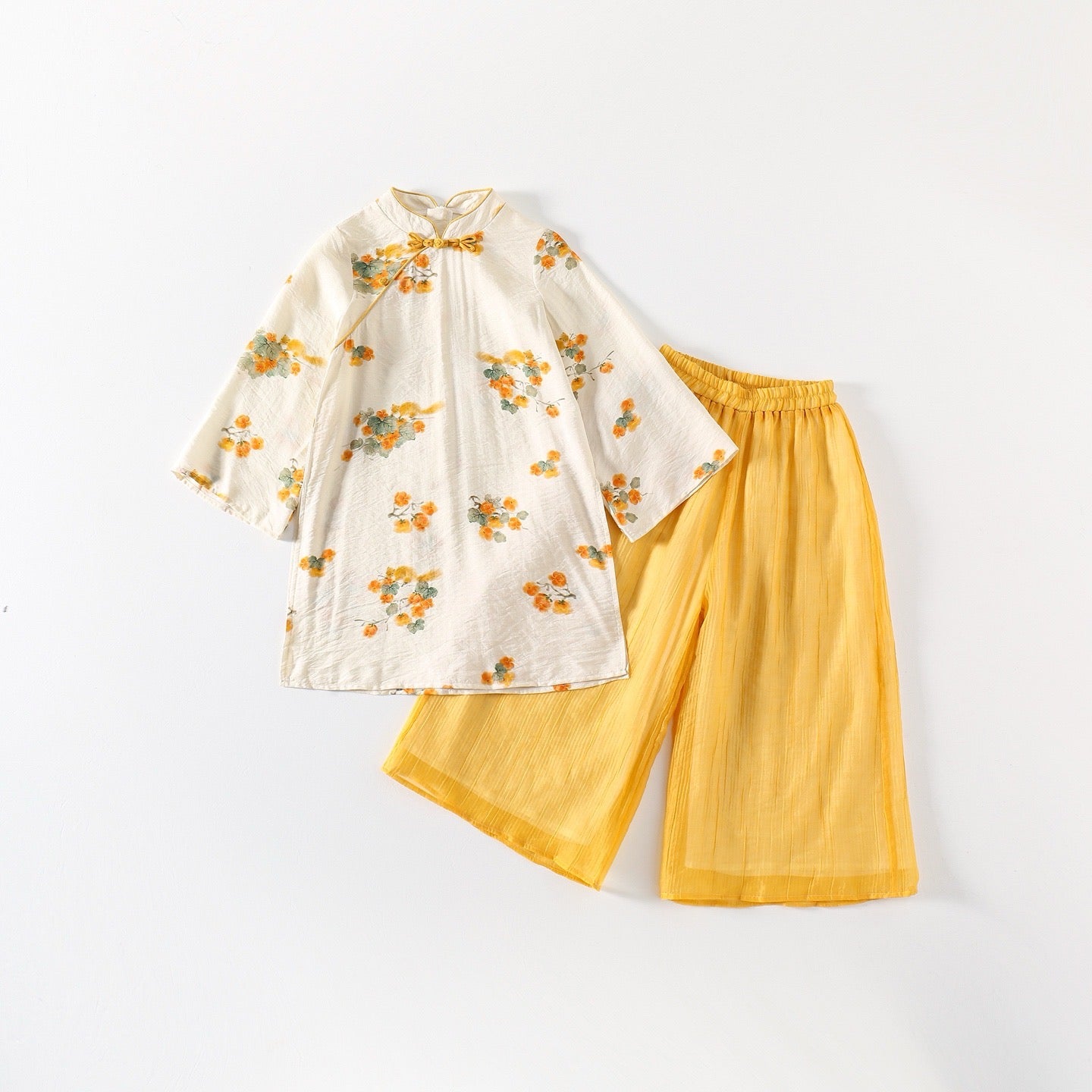 JXGX Girls' Floral Two-Piece Set ---JiaYi