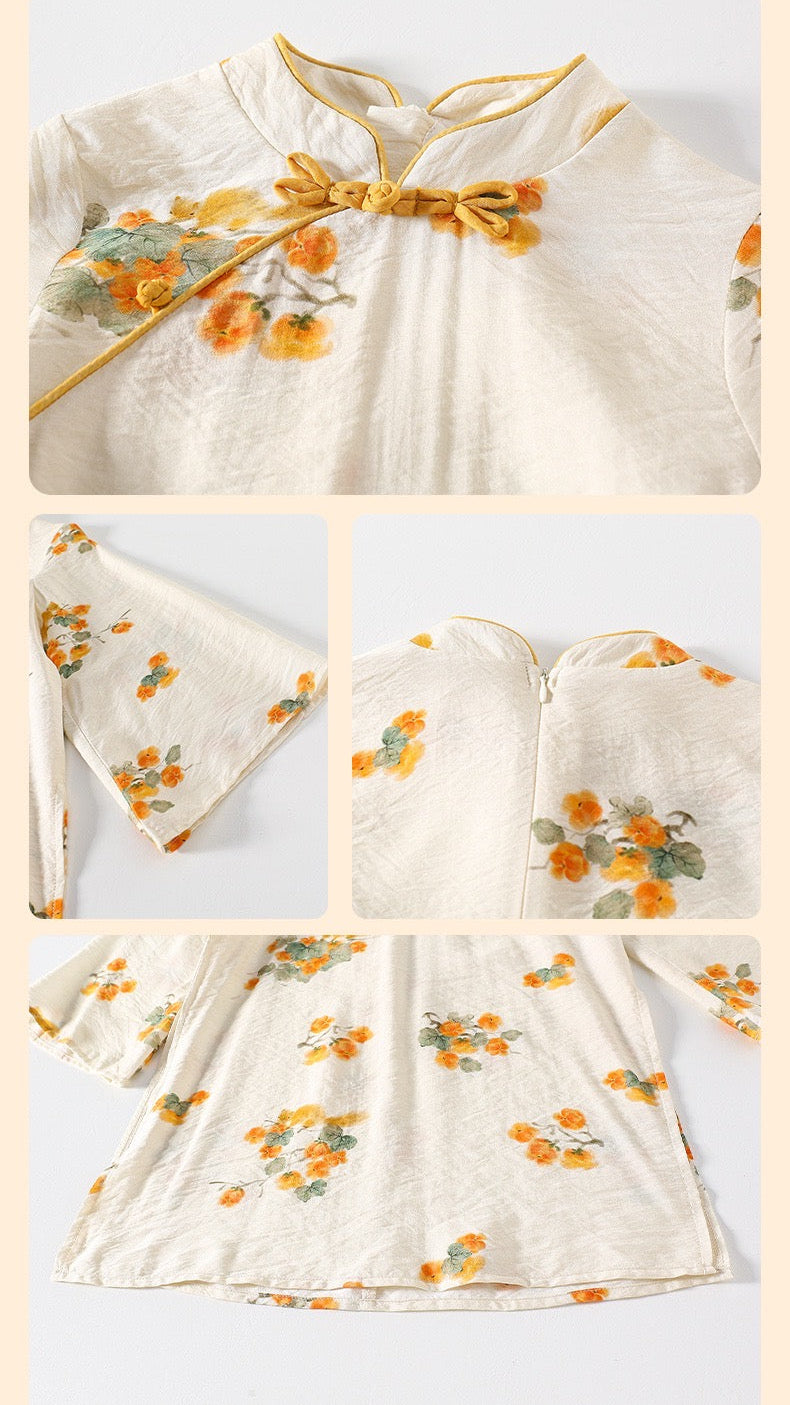 JXGX Girls' Floral Two-Piece Set ---JiaYi