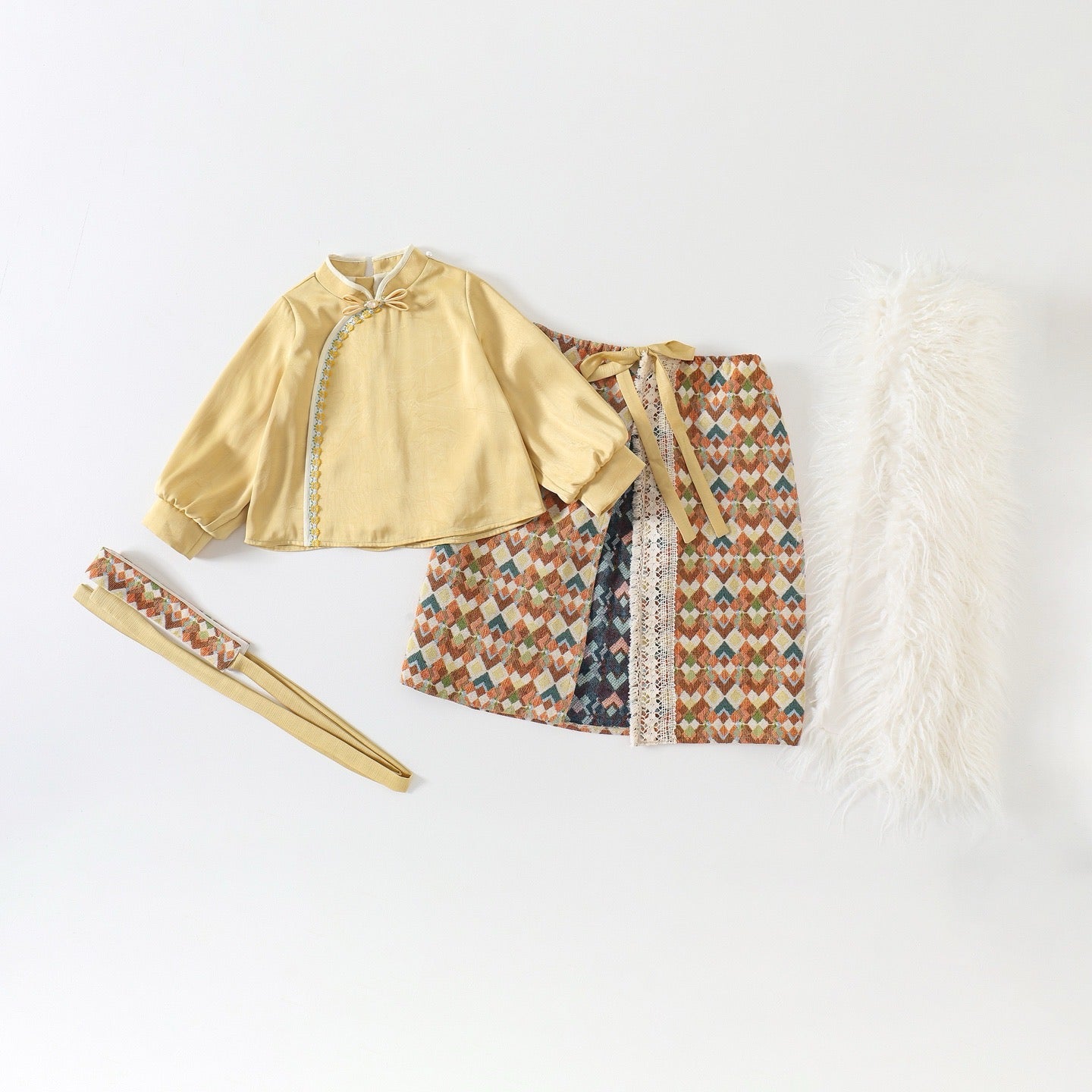 JXGX Gesar Style Girls' Folk Set---GeSang