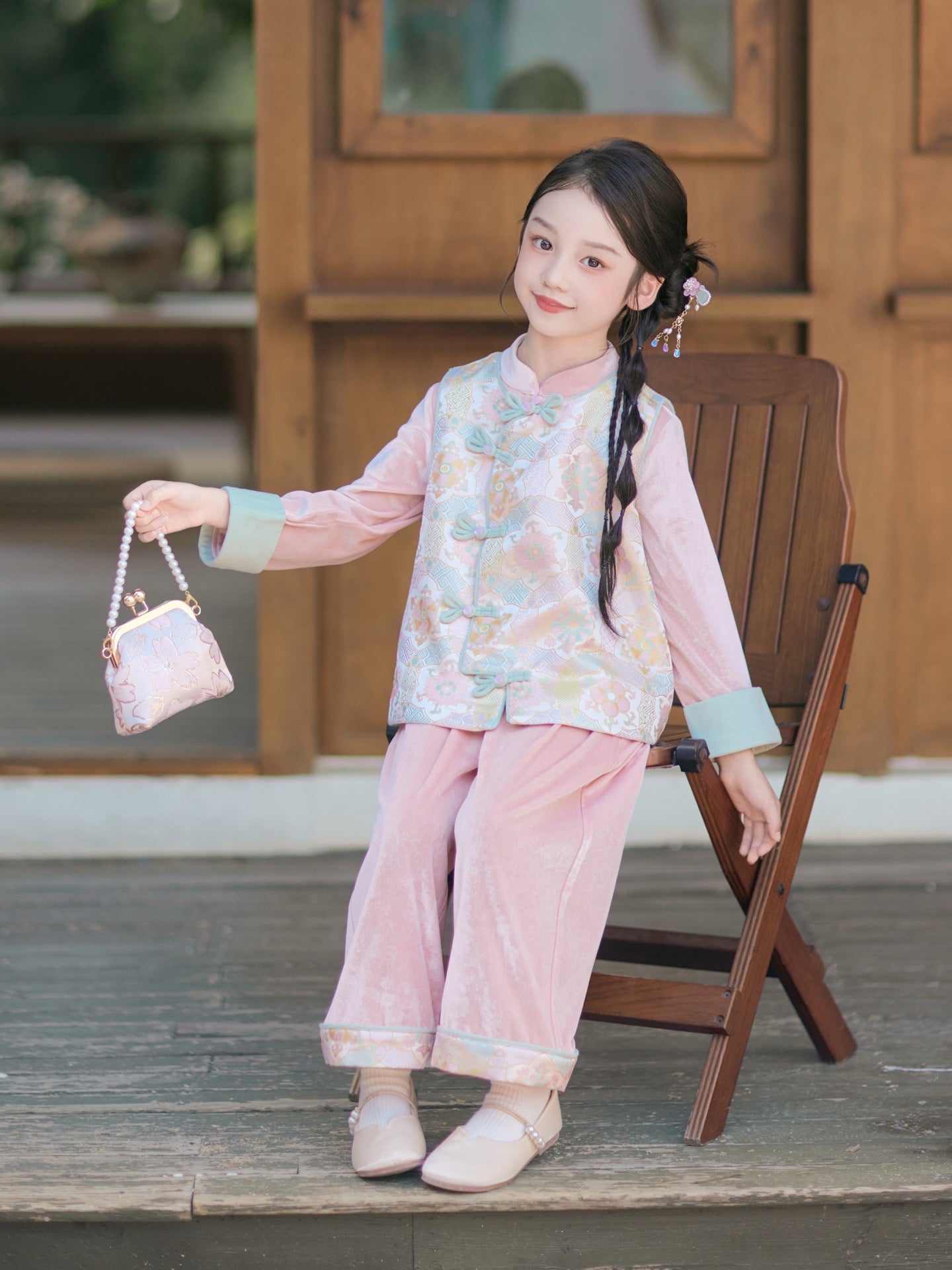 JXGX Lunar Blossom 2-Piece Girl’s Set ---ZhiXu