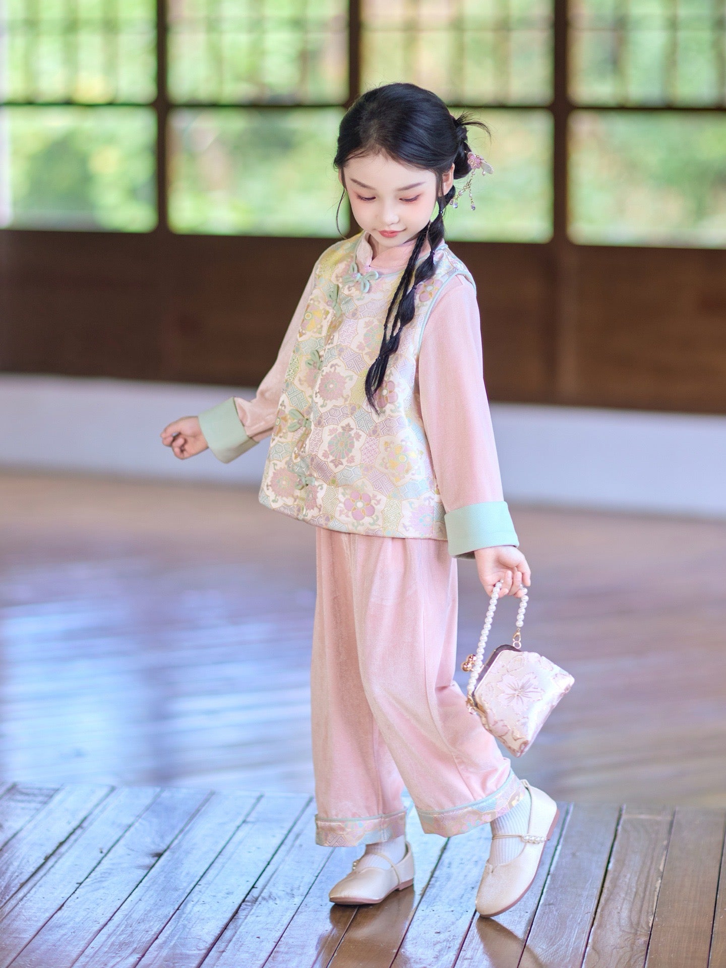 JXGX Lunar Blossom 2-Piece Girl’s Set ---ZhiXu
