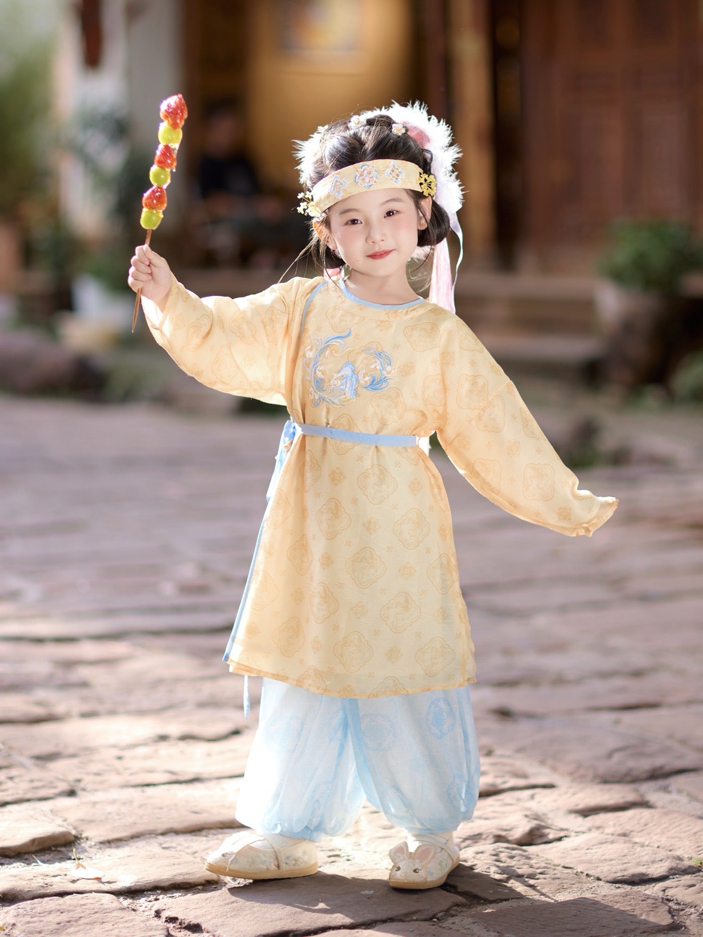 JXGX Jade Virtues 2-Piece Girl’s Set ---HuaiJin