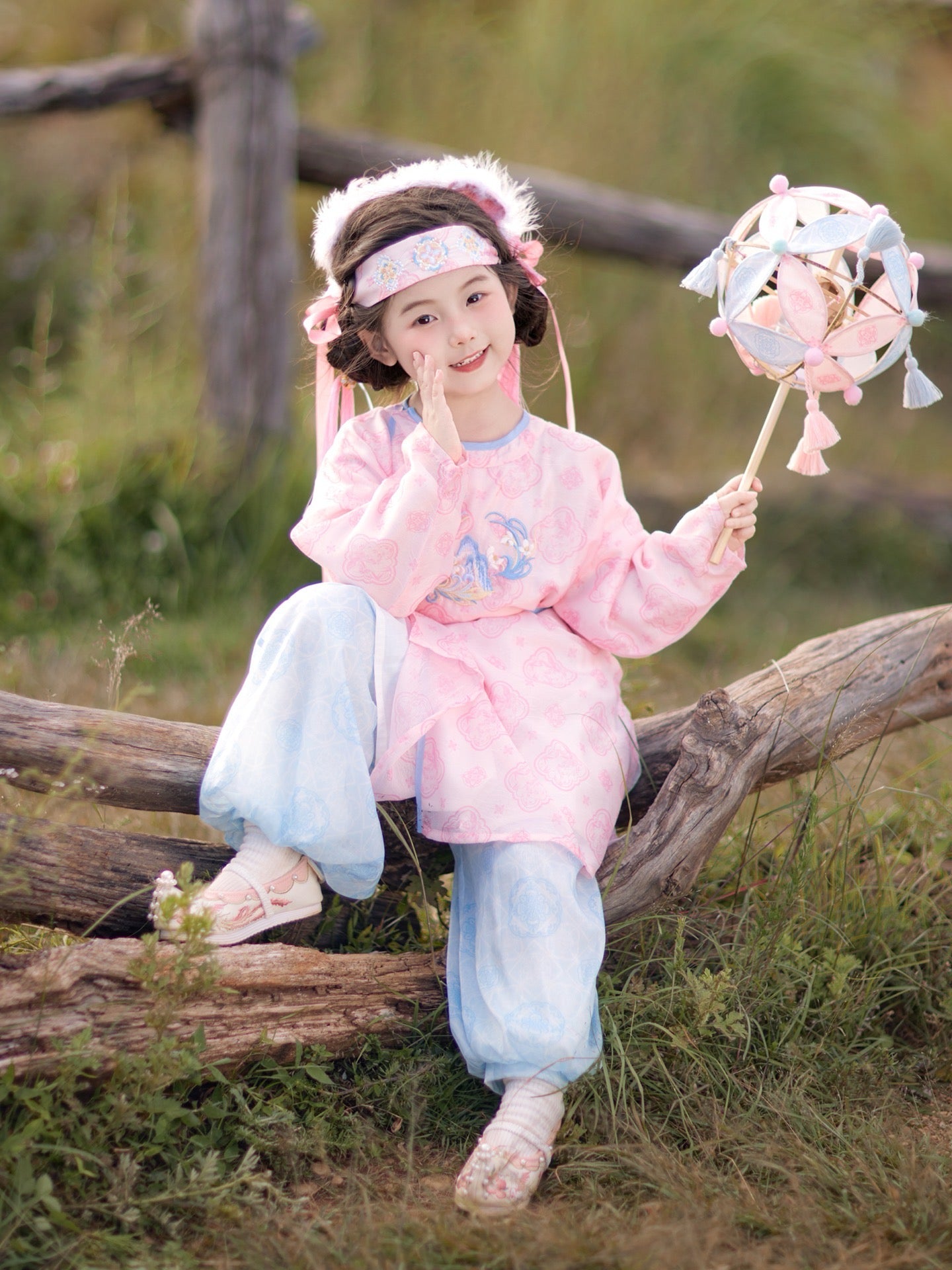 JXGX Jade Virtues 2-Piece Girl’s Set ---HuaiJin