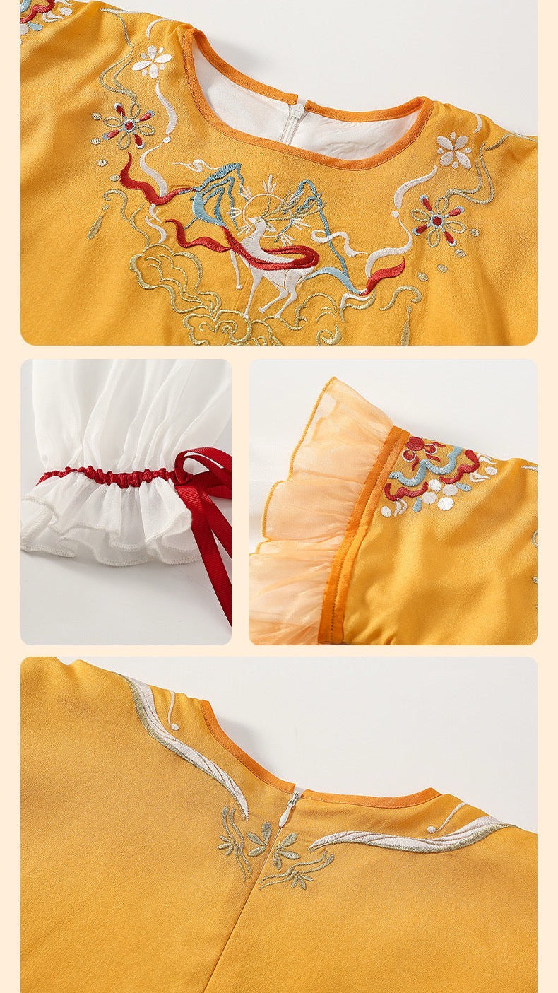 JXGX Princess Jade Rabbit 2-Piece Girl’s Set ---YuTuGongZhu