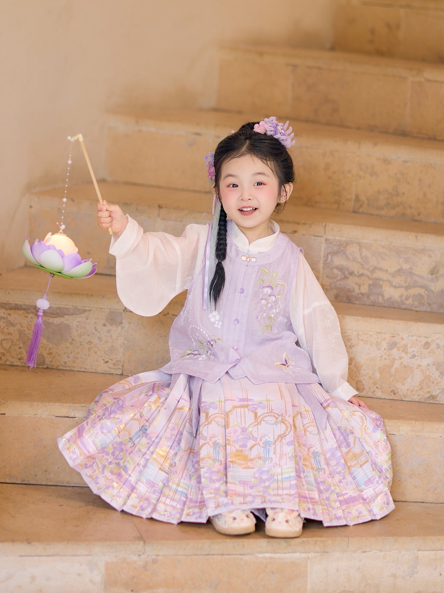 JXGX Wisteria Elegance 4-Piece Girl’s Set ---ChuiMeng