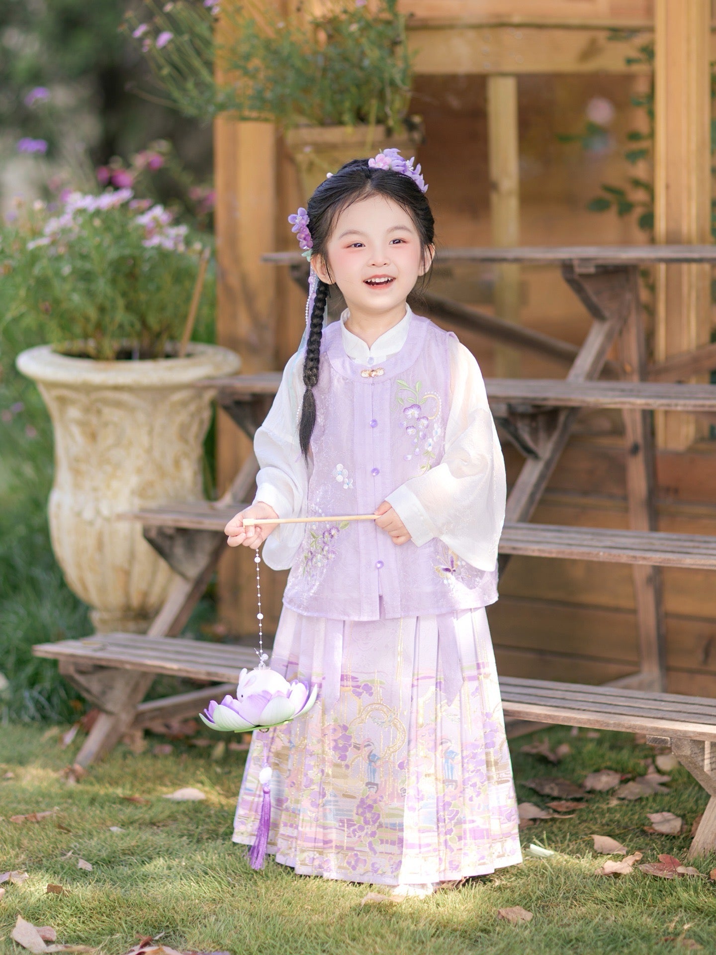 JXGX Wisteria Elegance 4-Piece Girl’s Set ---ChuiMeng