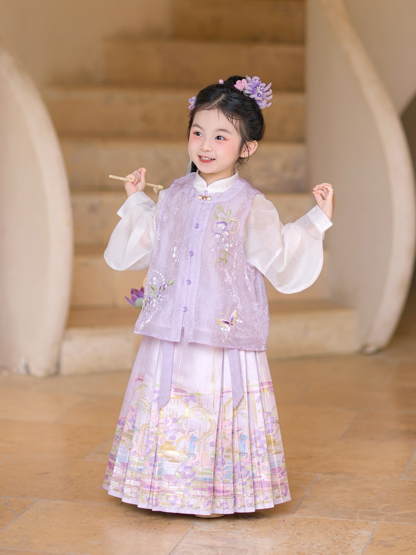 JXGX Wisteria Elegance 4-Piece Girl’s Set ---ChuiMeng