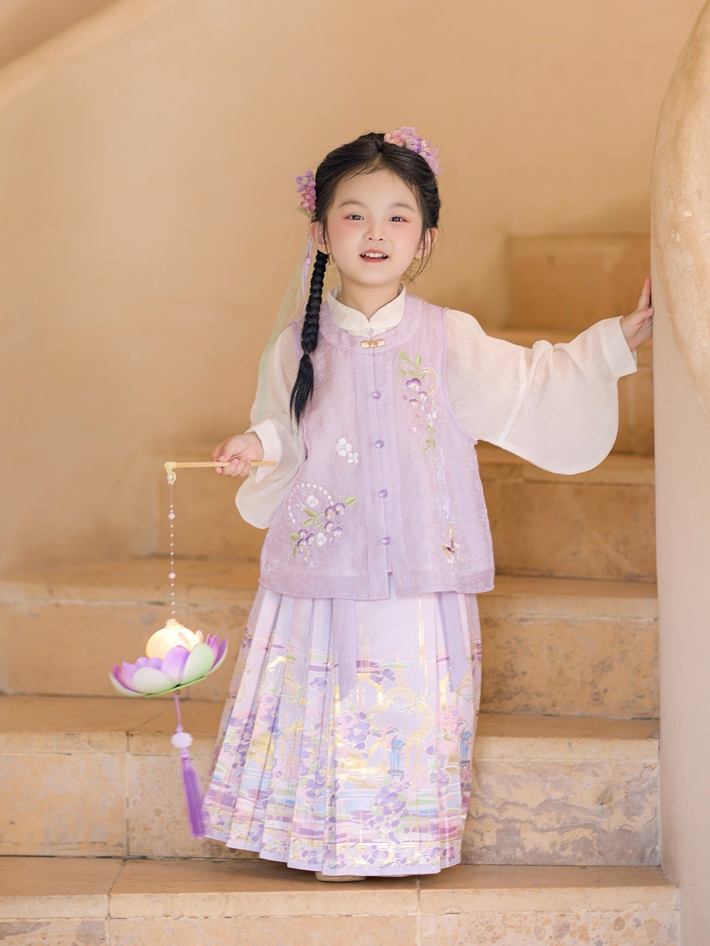 JXGX Wisteria Elegance 4-Piece Girl’s Set ---ChuiMeng