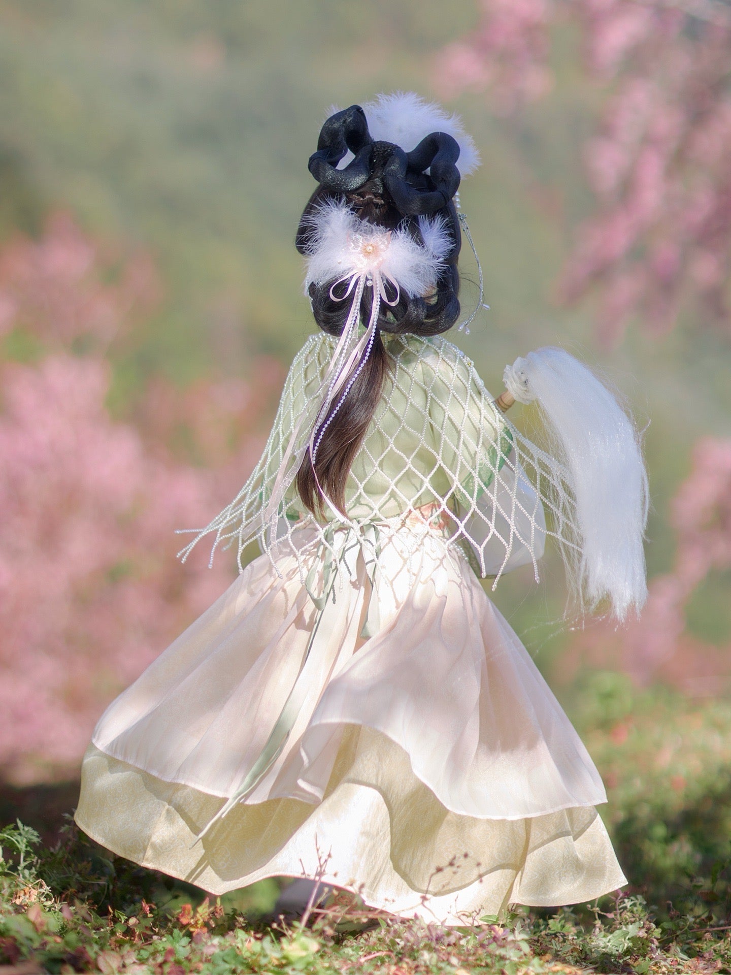 JXGX A Fairy Tale in Pink & Jade 2-Piece Girl’s Set ---QingXiao