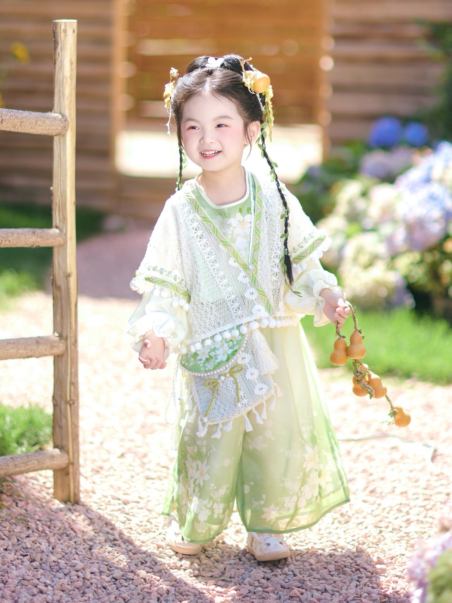 JXGX Lily Breeze 3-Piece Girl’s Set ---QingFu