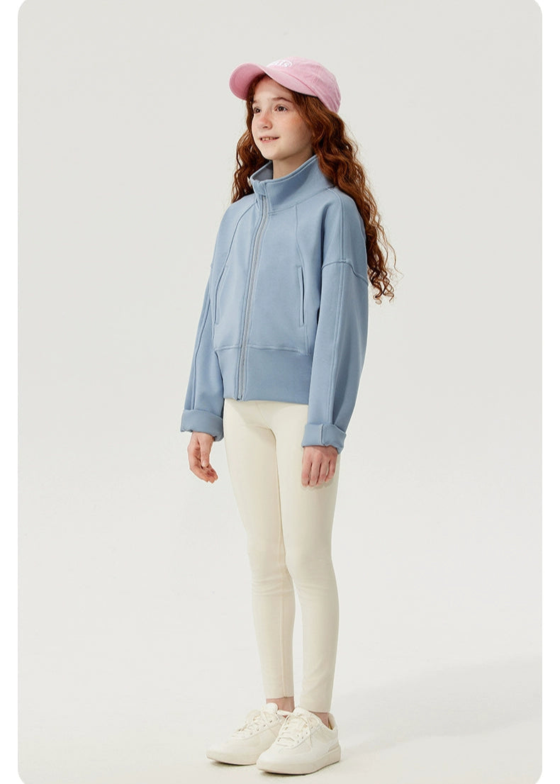 Jollybean Girls CloudFlex Zip-Up Batwing Jacket (120-170/ 5y-Adult)