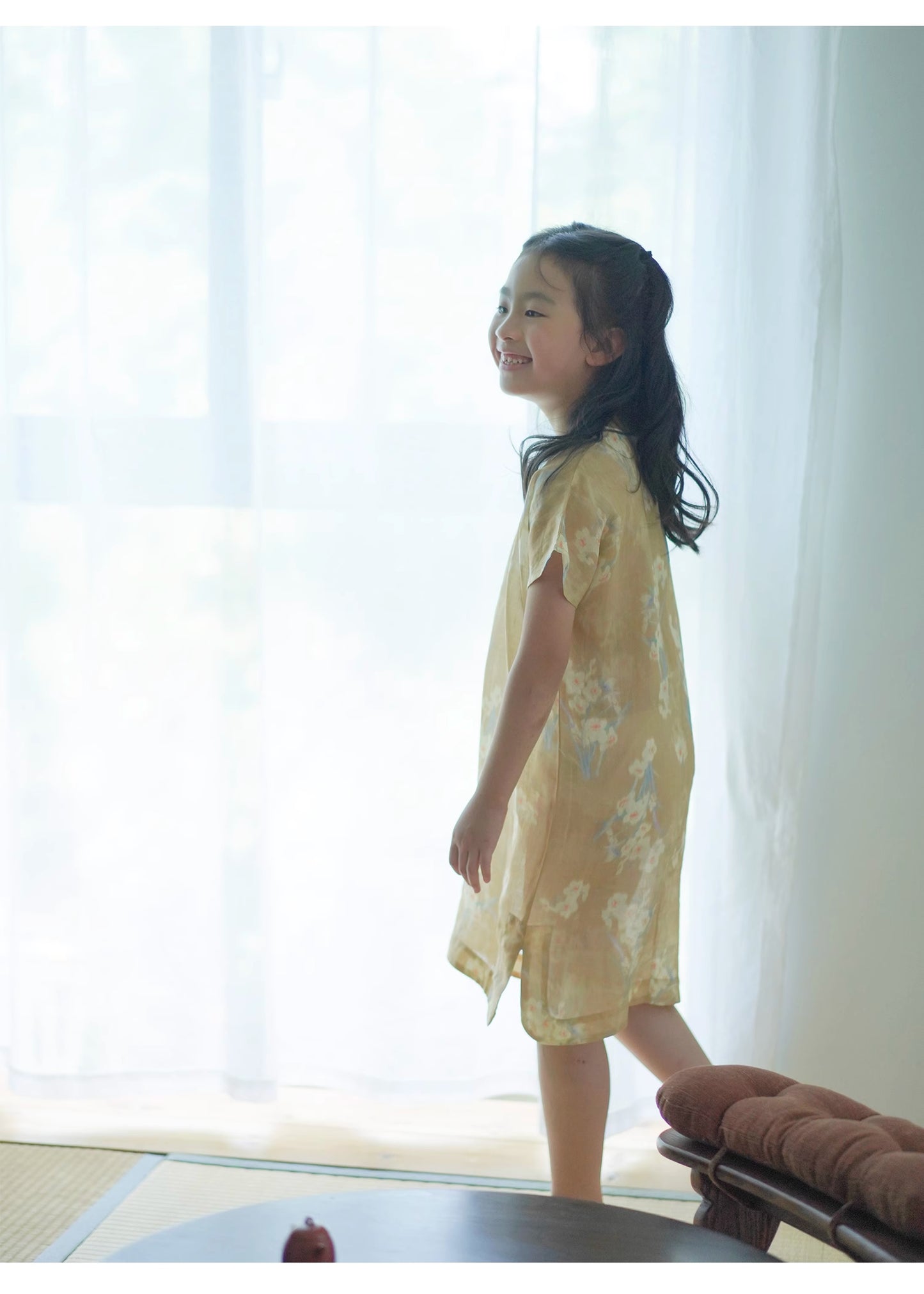 Mana Girls' Traditional Summer Qipao Dress