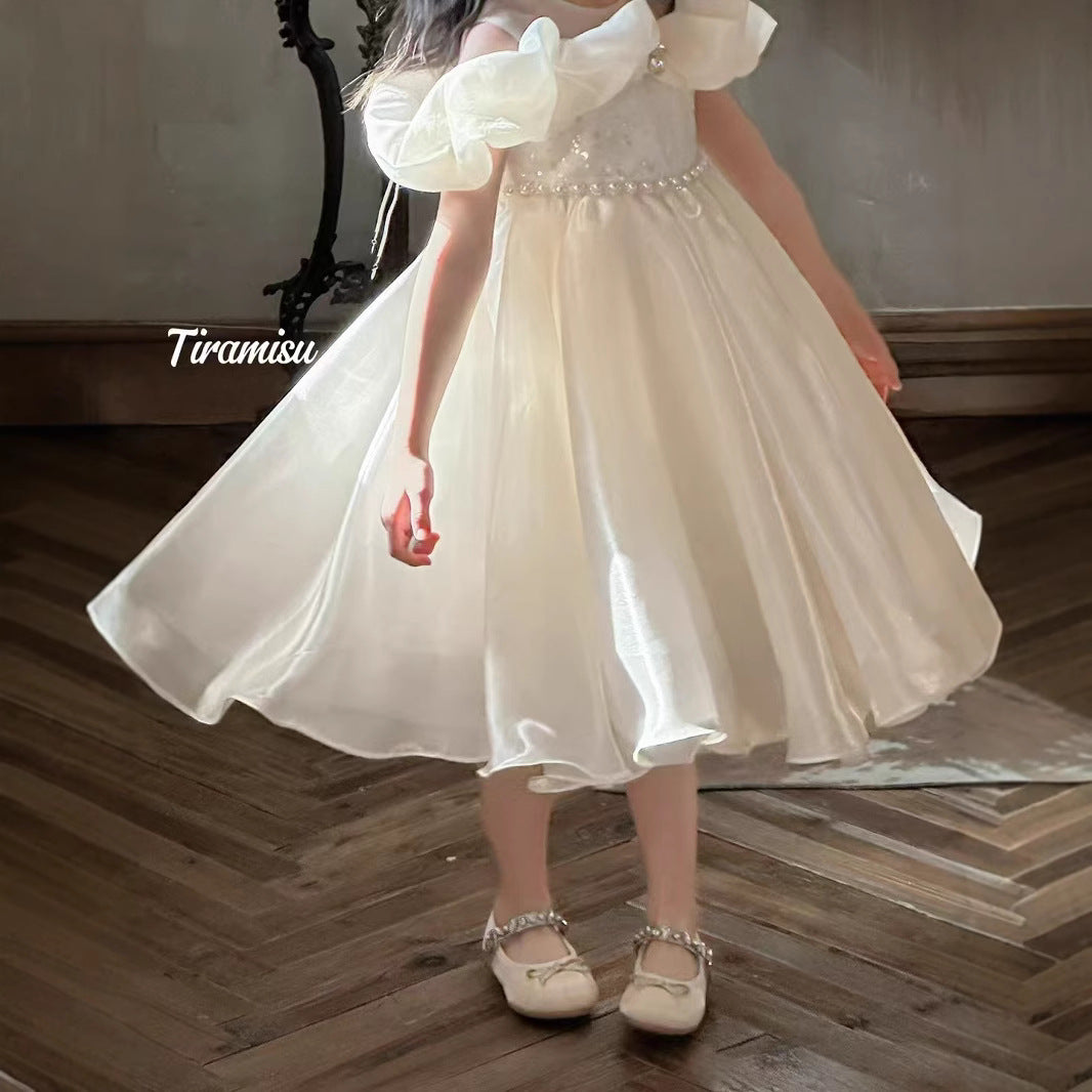 Tiramisu Girls Pearl Mist Princess Dress  (100-150/3y-12y)