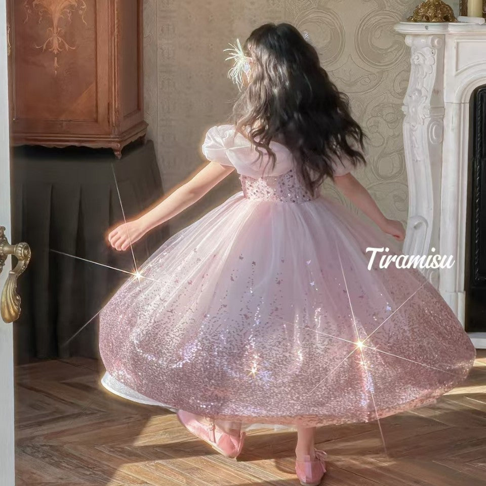 Tiramisu Pink Princess Dream Dress (100-150/3y-12y)