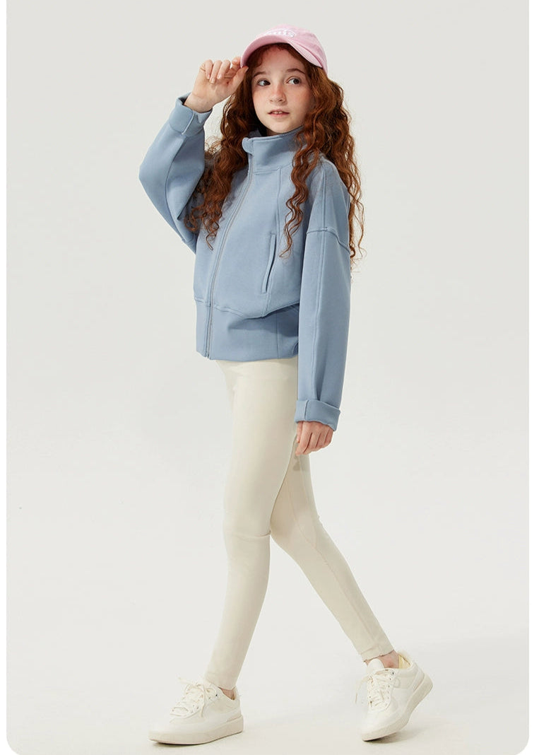 Jollybean Girls CloudFlex Zip-Up Batwing Jacket (120-170/ 5y-Adult)