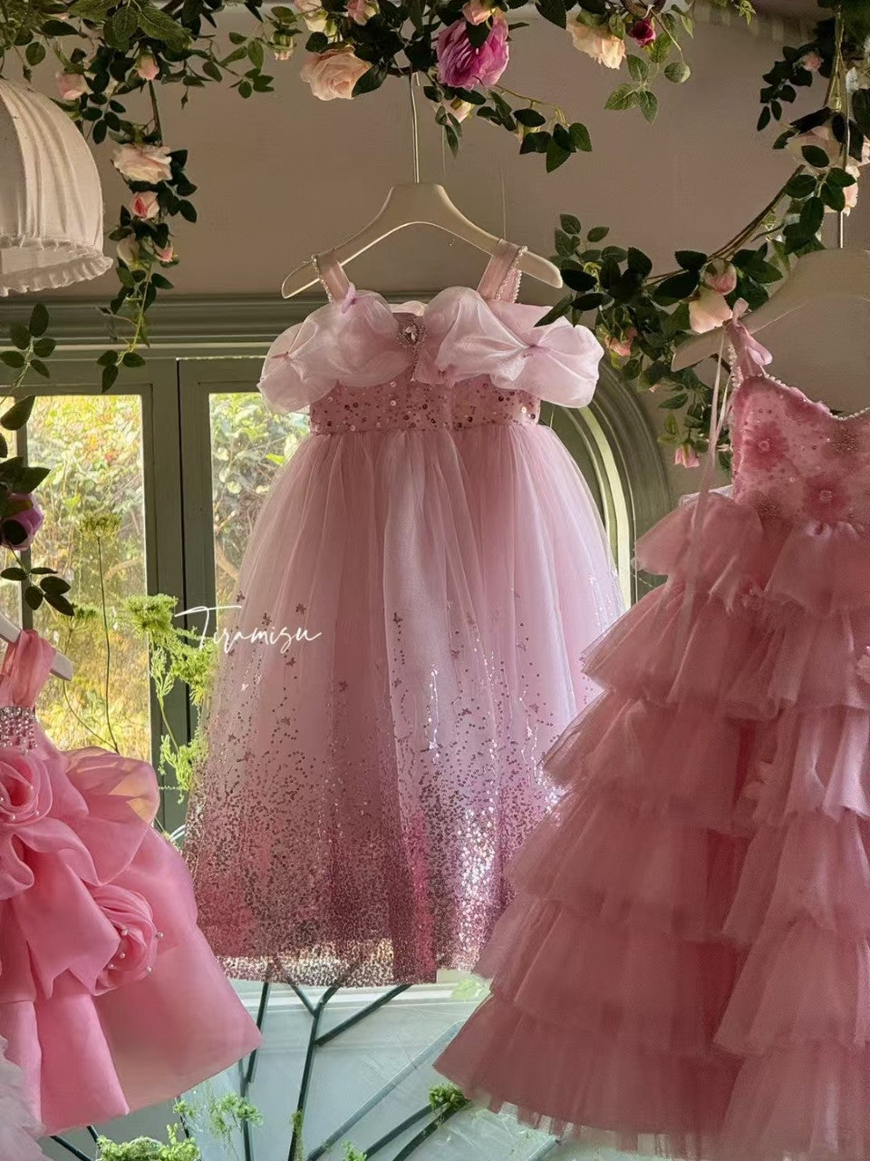 Tiramisu Pink Princess Dream Dress (100-150/3y-12y)