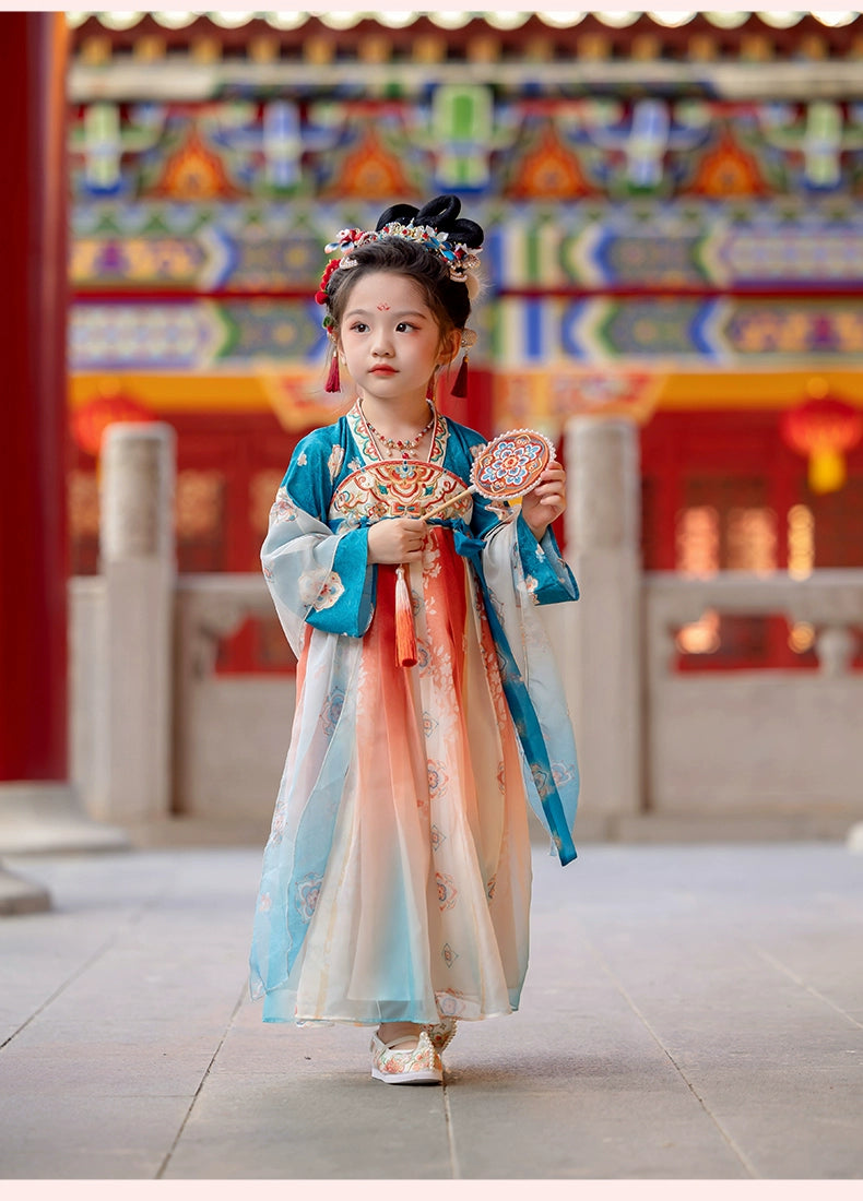 MengHu Girls' Hanfu Confucian Dress --- Yaoguang--- Chinese New Year