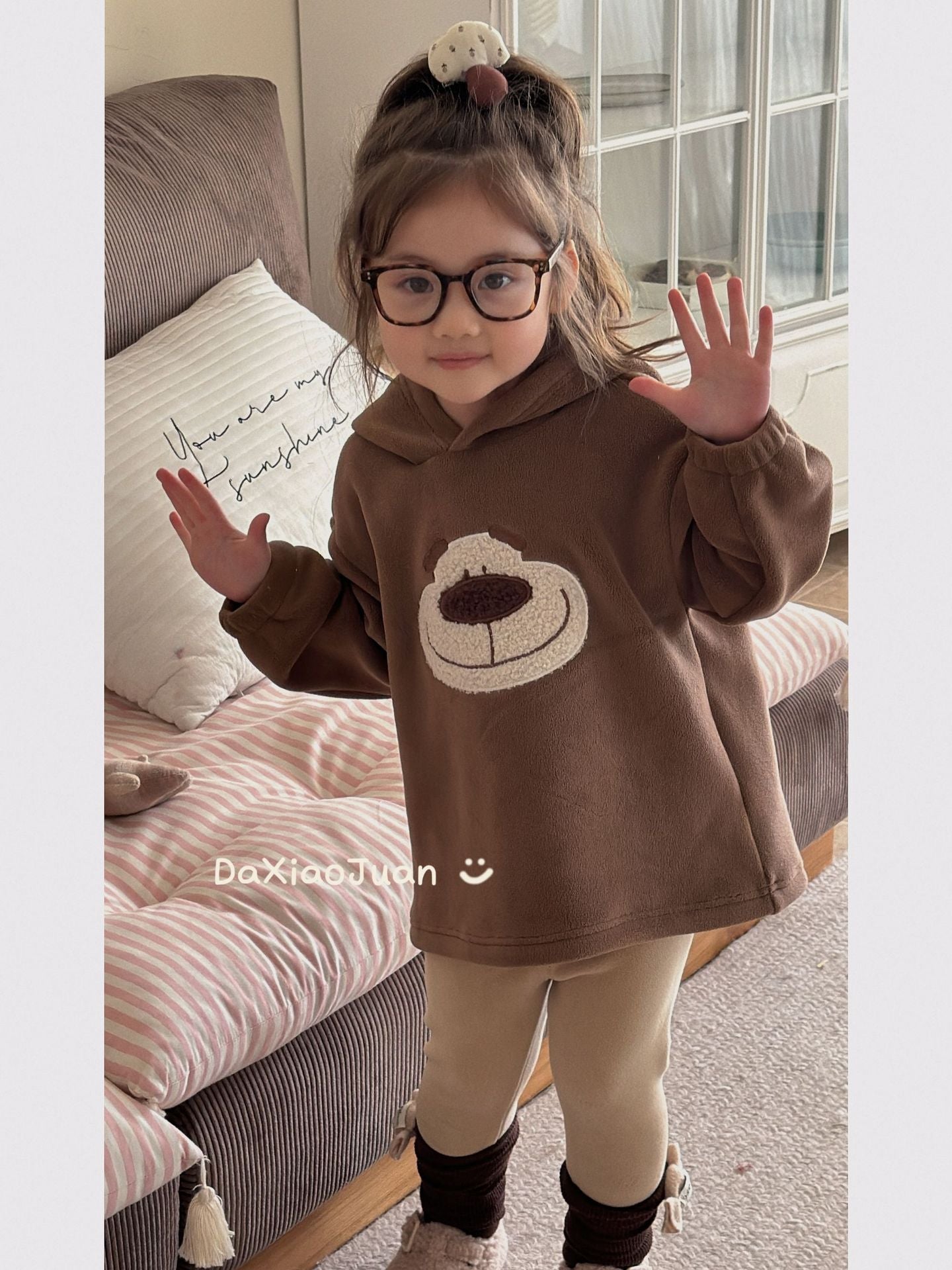 DXJ Whimsy Warmth: Kids' Hoodie Set Collection