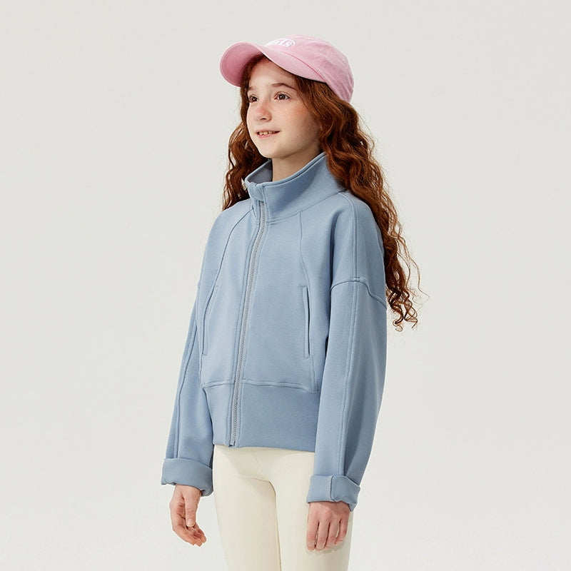 Jollybean Girls CloudFlex Zip-Up Batwing Jacket (120-170/ 5y-Adult)