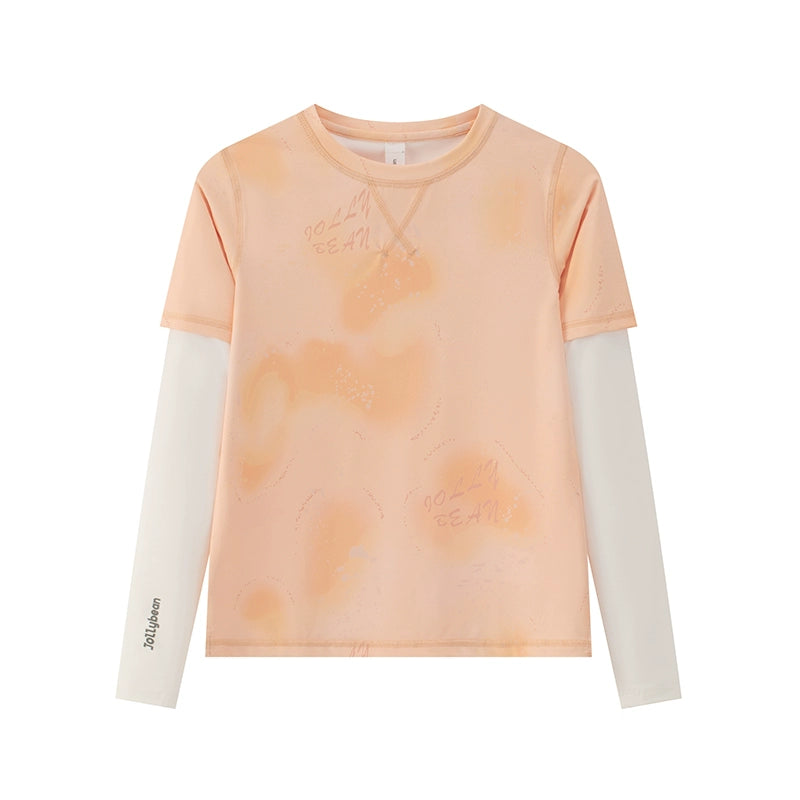 Jollybean Kids GlowMotion Tie-Dye Layered Tee (120-170/ 5y-Adult)