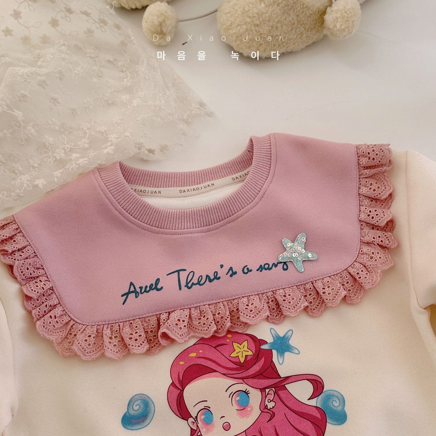 DXJ Girls Mermaid Sweatshirt