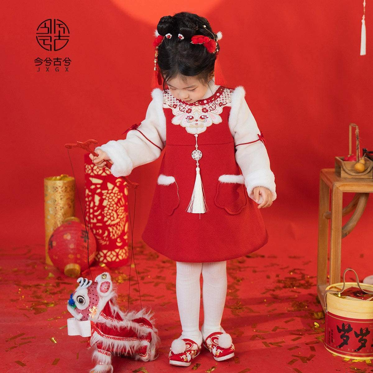 JXGX Chinese New Year Girl Set ---Qianni