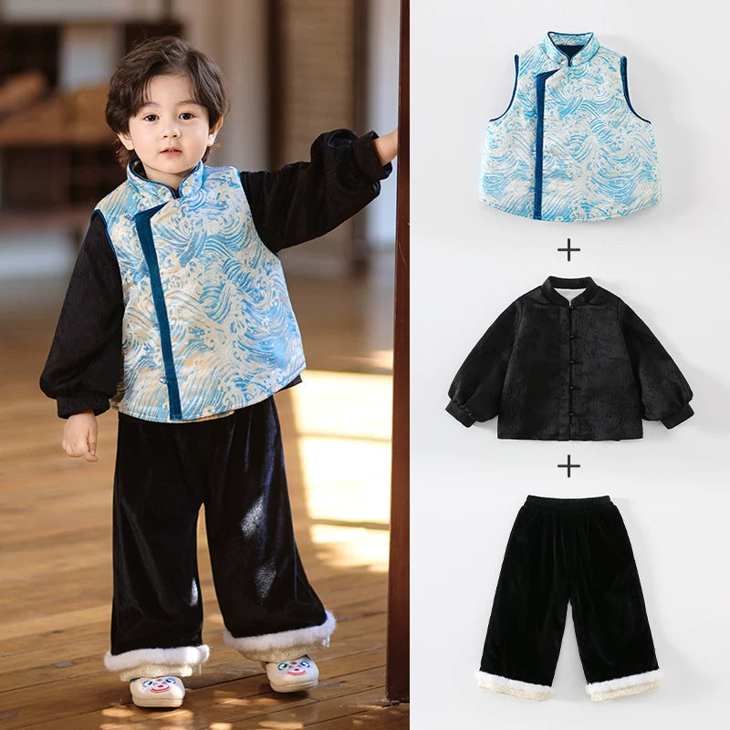 JXGX Boys New Year Traditional Outfit --- RongChuan