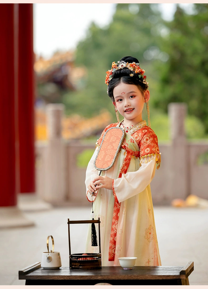 MengHu Girls' Hanfu Confucian Dress ---Lanling--- Chinese New Year