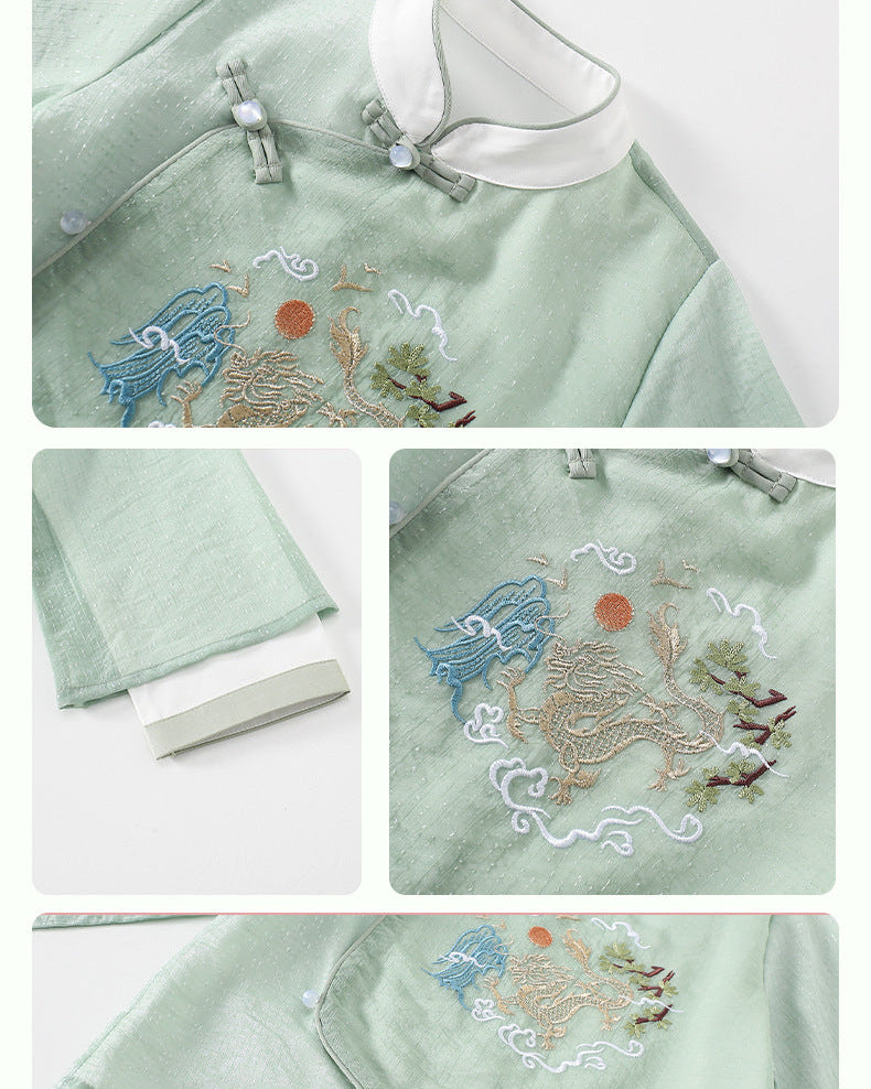 JXGX Boy Traditional Chinese Tang Outfit --- QianCheng