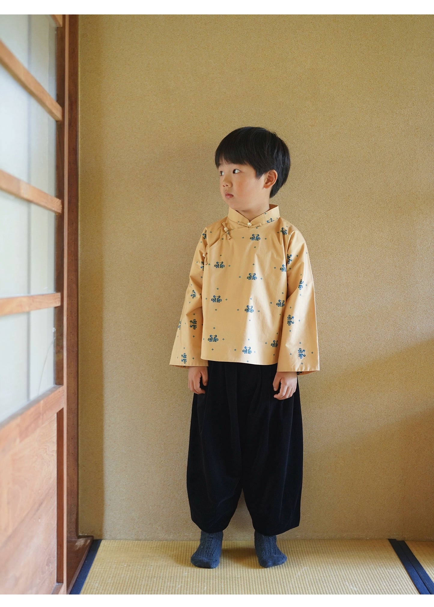 MaNa Kids Golden Chinese New Year Shirt