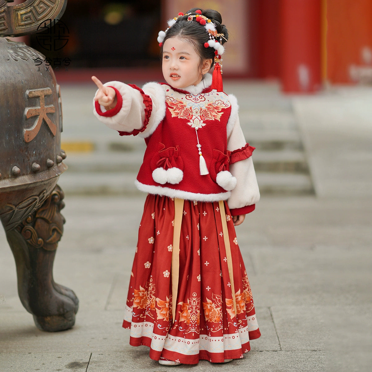 JXGX Chinese New Year Girl Set---Keying