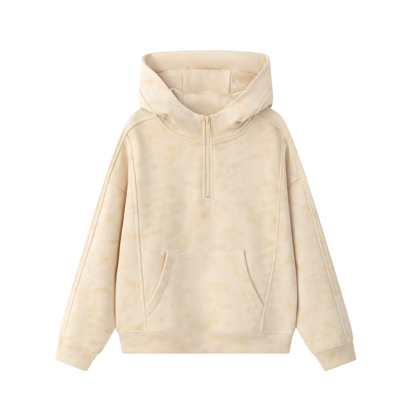 Jollybean CloudDye Kids' Half-Zip Hooded Sweatshirt (120-170/5y-Adult)