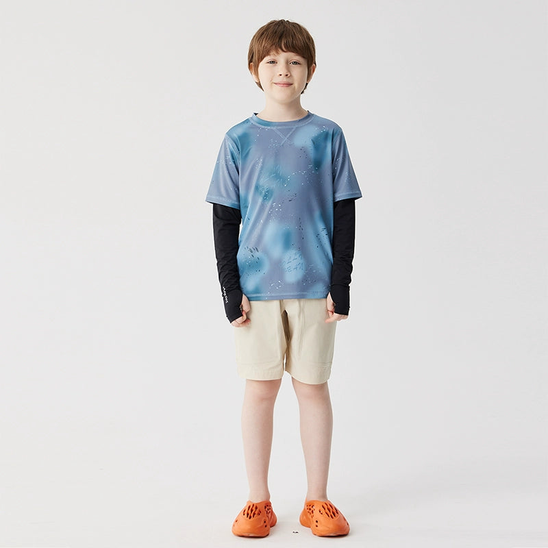 Jollybean Kids GlowMotion Tie-Dye Layered Tee (120-170/ 5y-Adult)