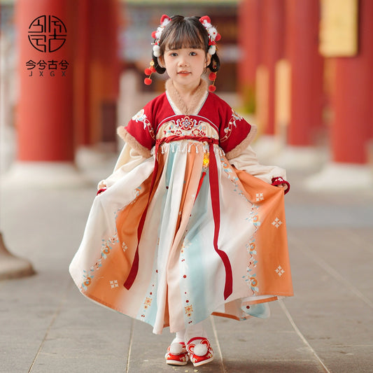 Robe de fille du Nouvel An chinois JXGX --- Qingxuan