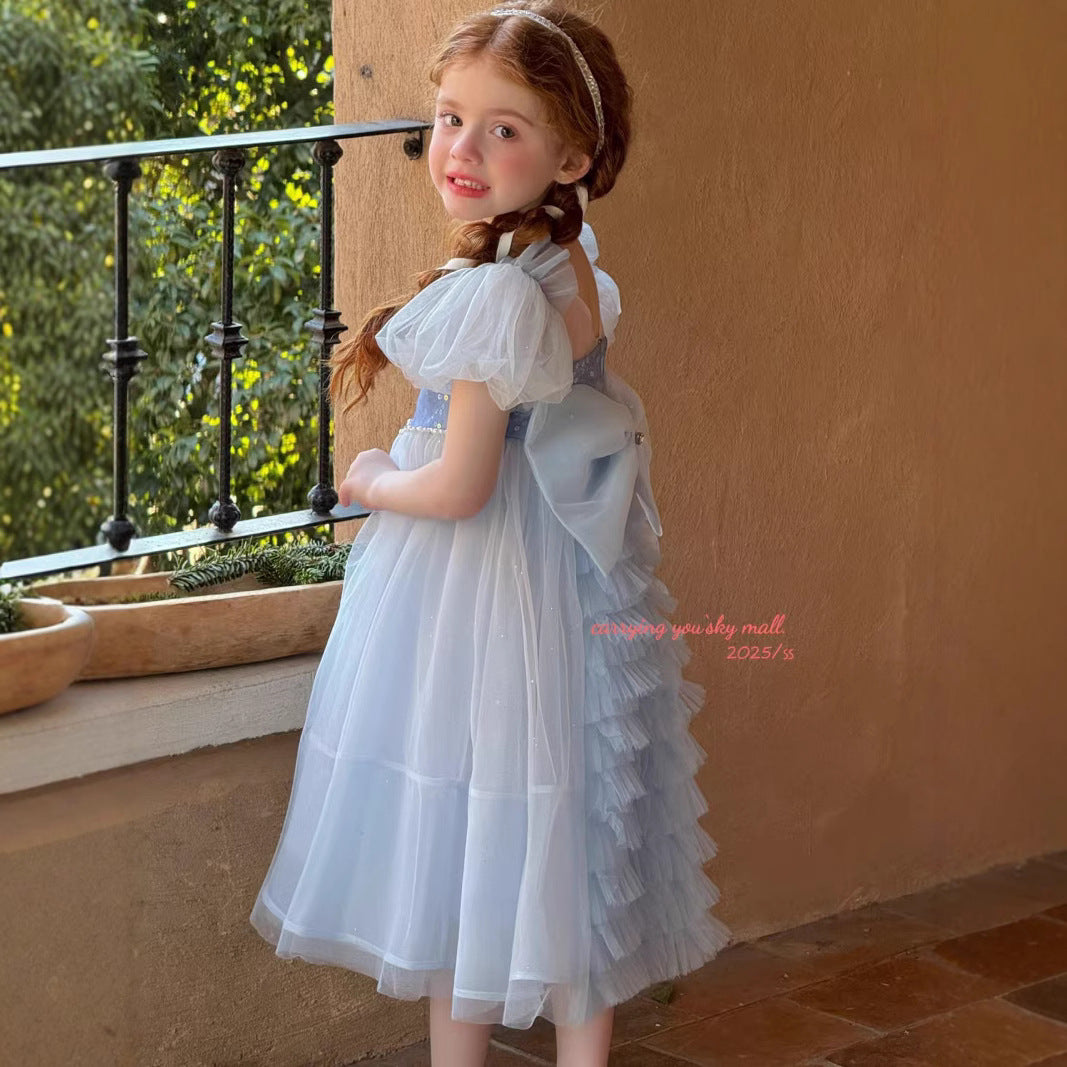 CYSM Girls Enchanted Ice Princess Gown (110-150/4y-12y)