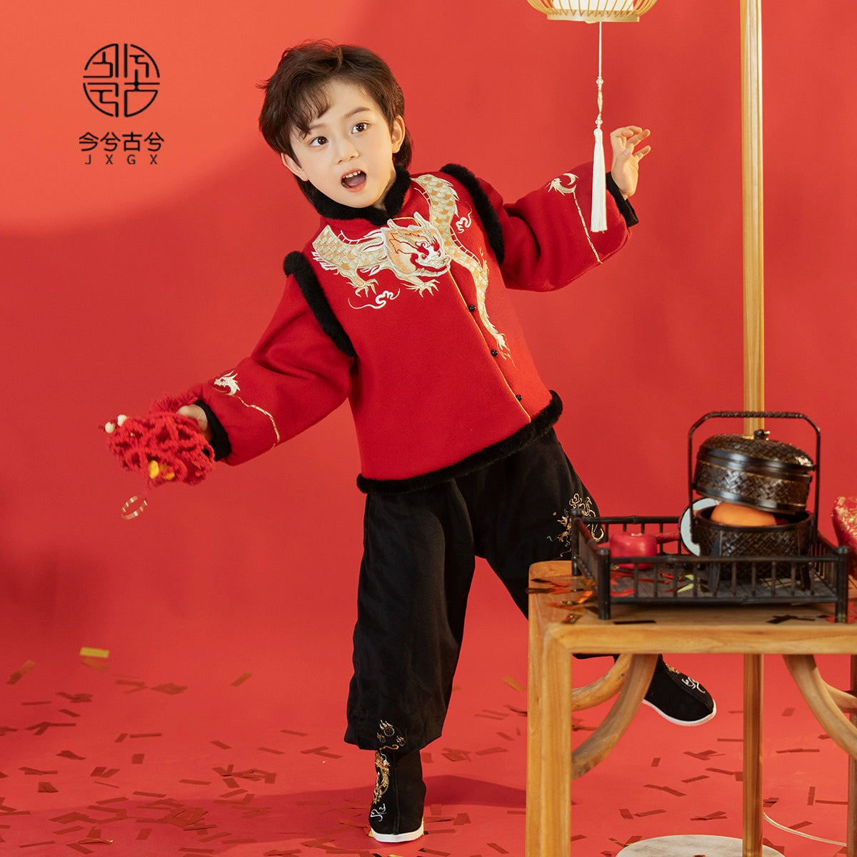 JXGX Chinese New Year Boys Jacket ---Jinlong