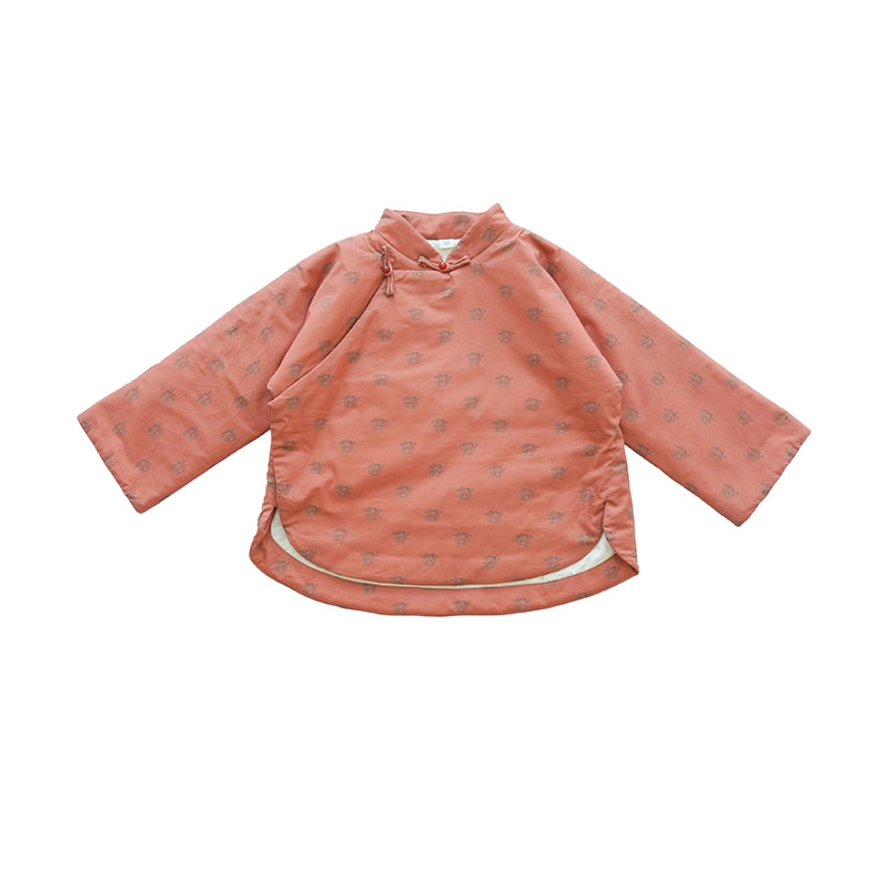 MaNa Kids Mandarin Collar Cotton Shirt ---Chinese New Year