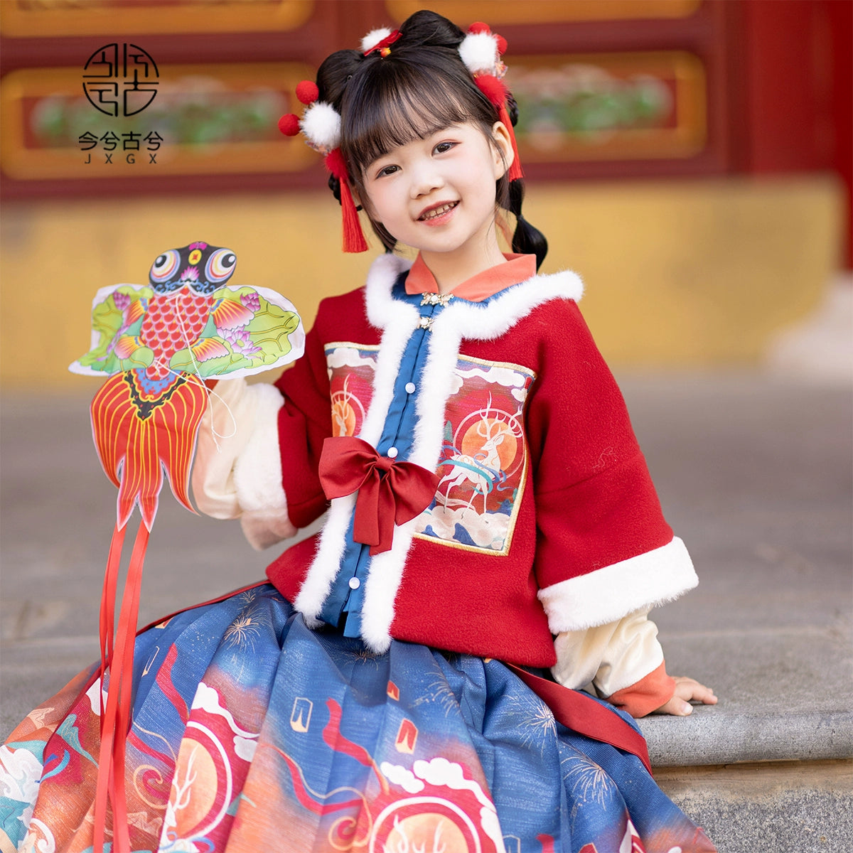 JXGX Chinese New Year Girl Set ----Bailu