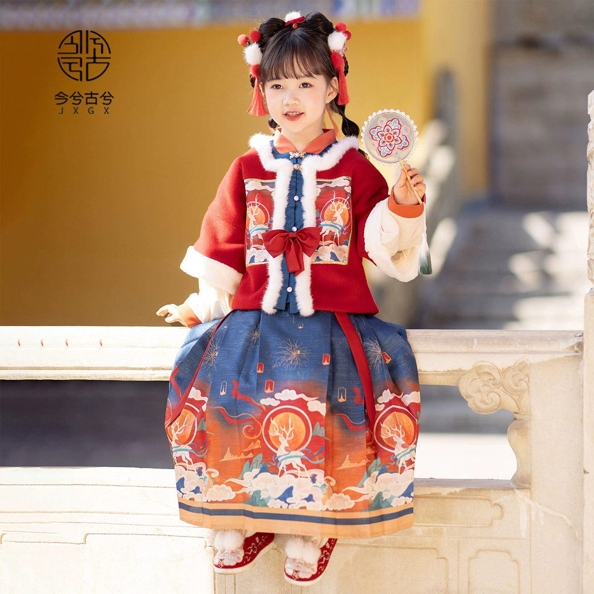 JXGX Chinese New Year Girl Set ----Bailu