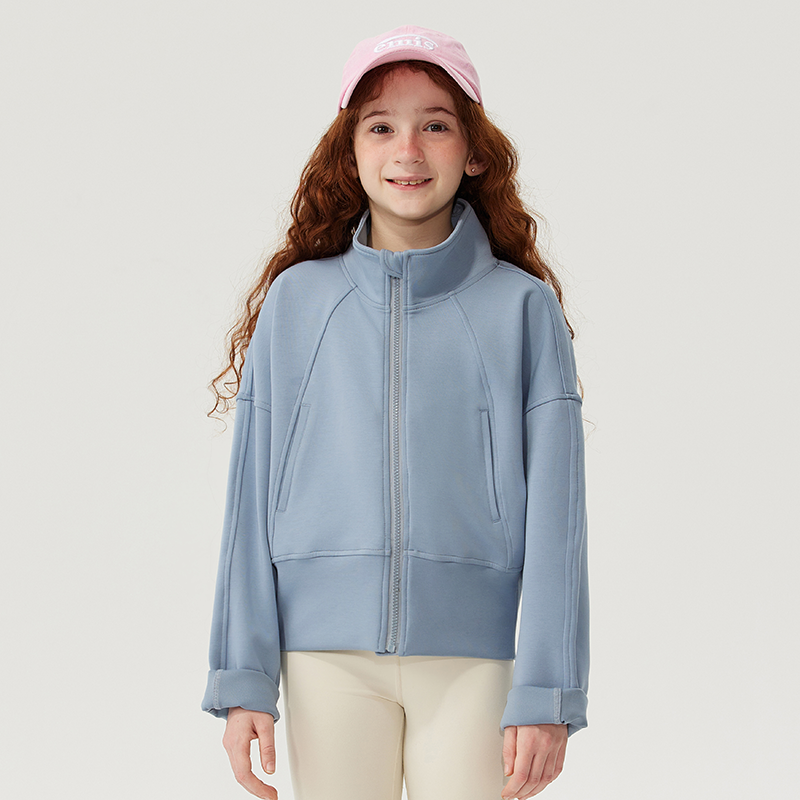Jollybean Girls CloudFlex Zip-Up Batwing Jacket (120-170/ 5y-Adult)