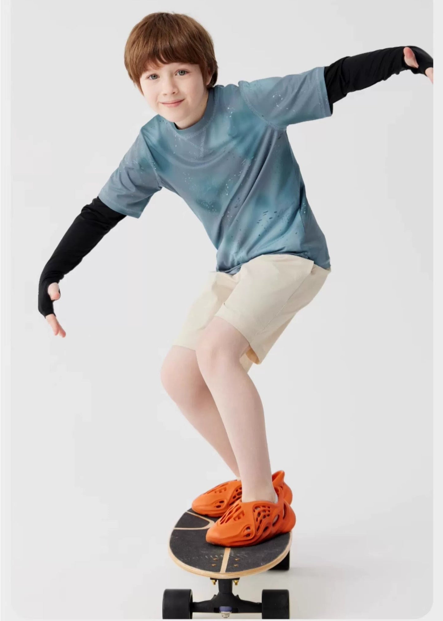 Jollybean Kids GlowMotion Tie-Dye Layered Tee (120-170/ 5y-Adult)