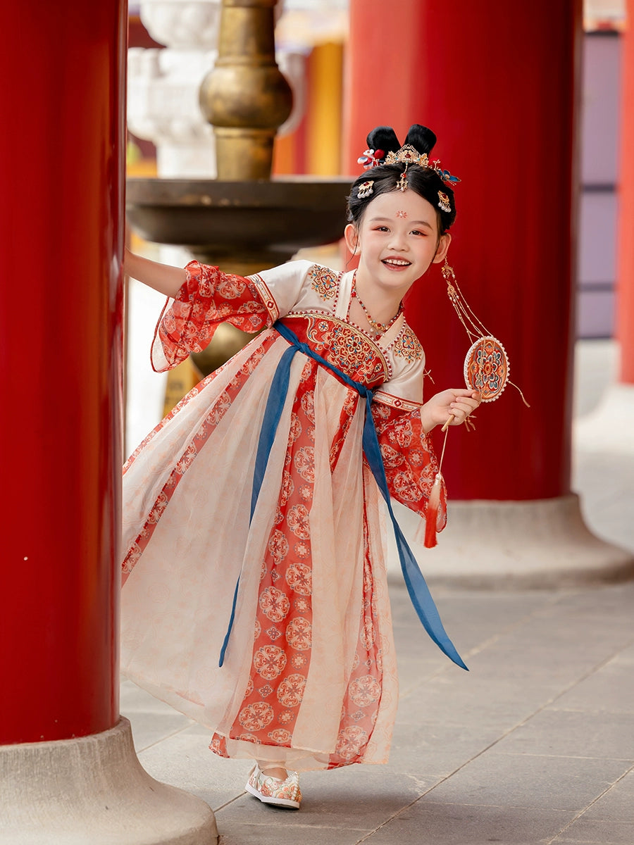 MengHu Girls' Hanfu Confucian Dress ---Wanwan--- Chinese New Year