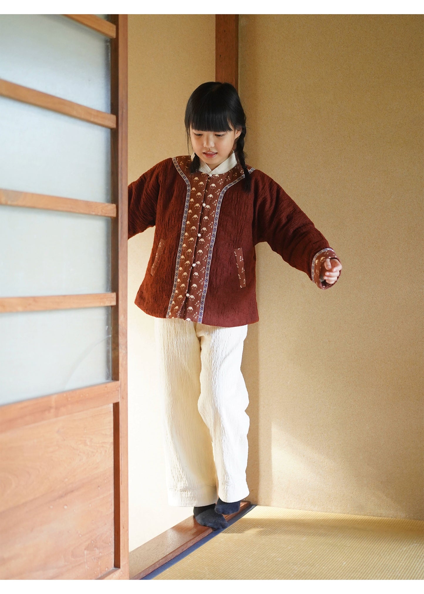 MaNa Kids Chinese New Year Wool Quilted Jacket