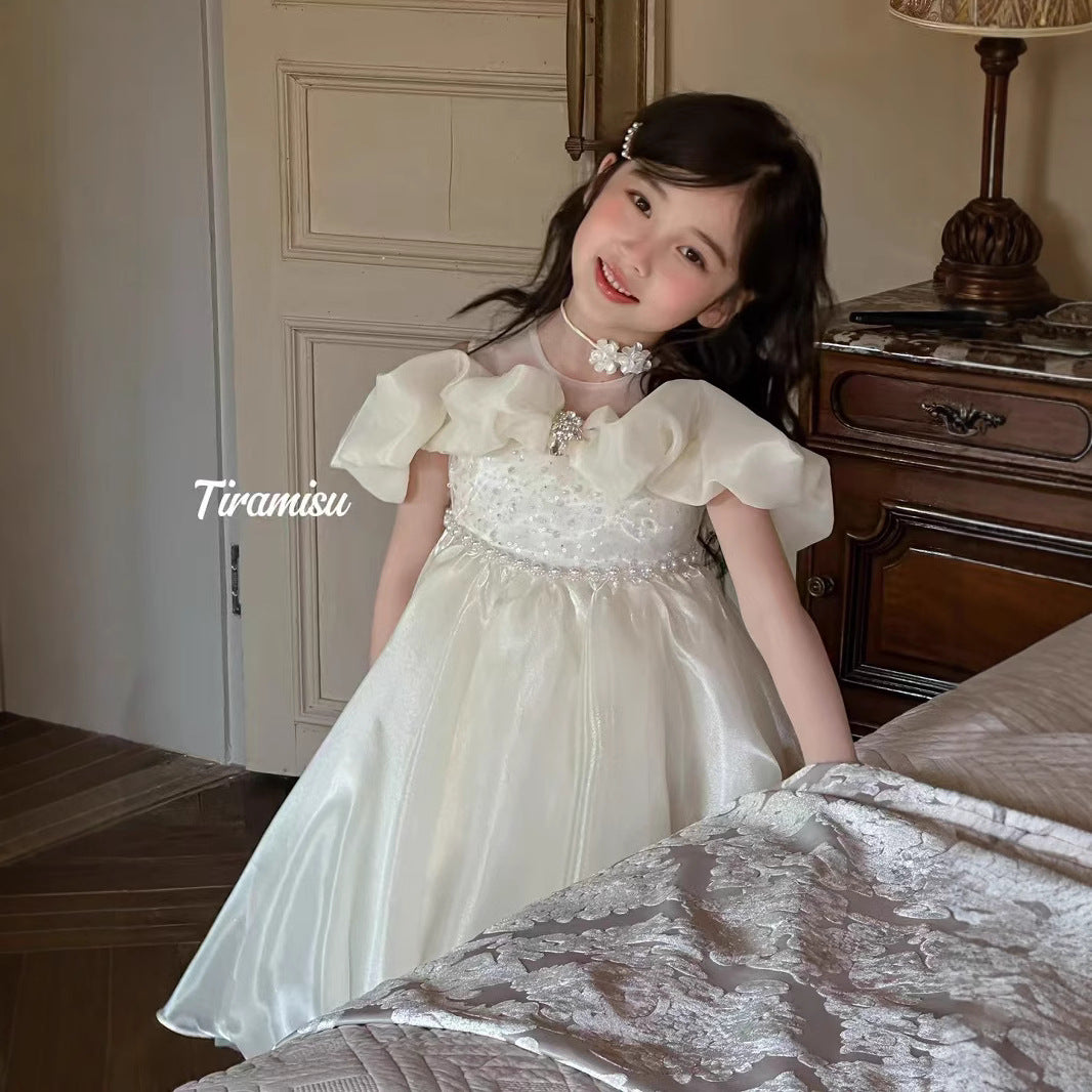 Tiramisu Girls Pearl Mist Princess Dress  (100-150/3y-12y)