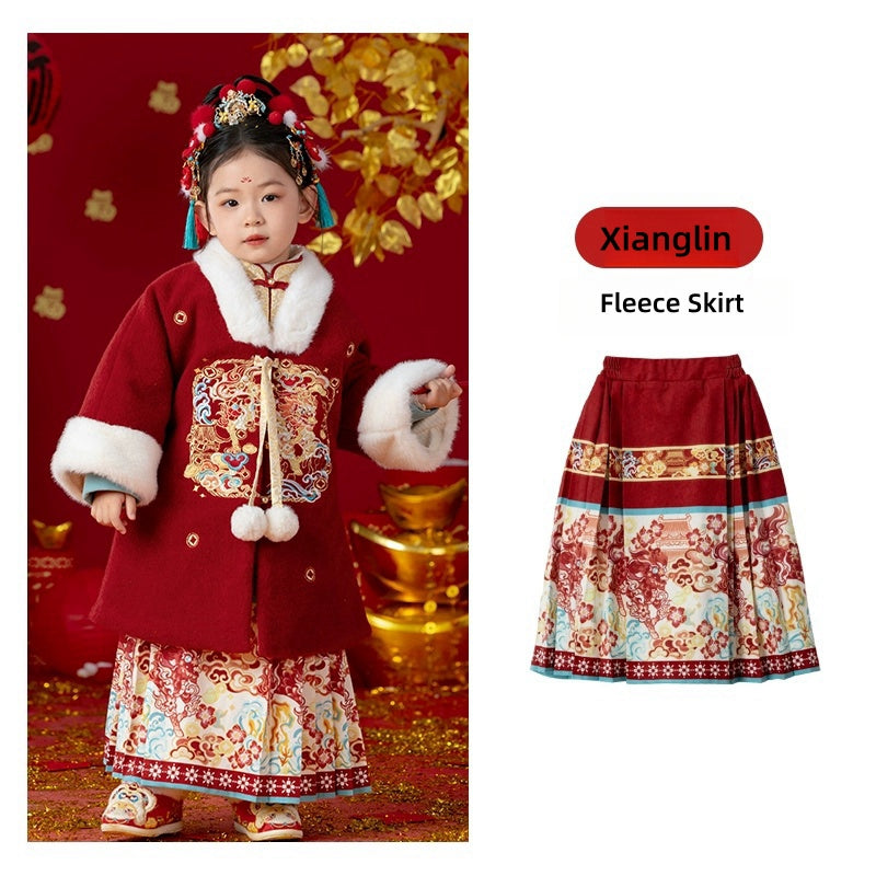Tenue du Nouvel An chinois pour enfants Menghu --- Xianglin