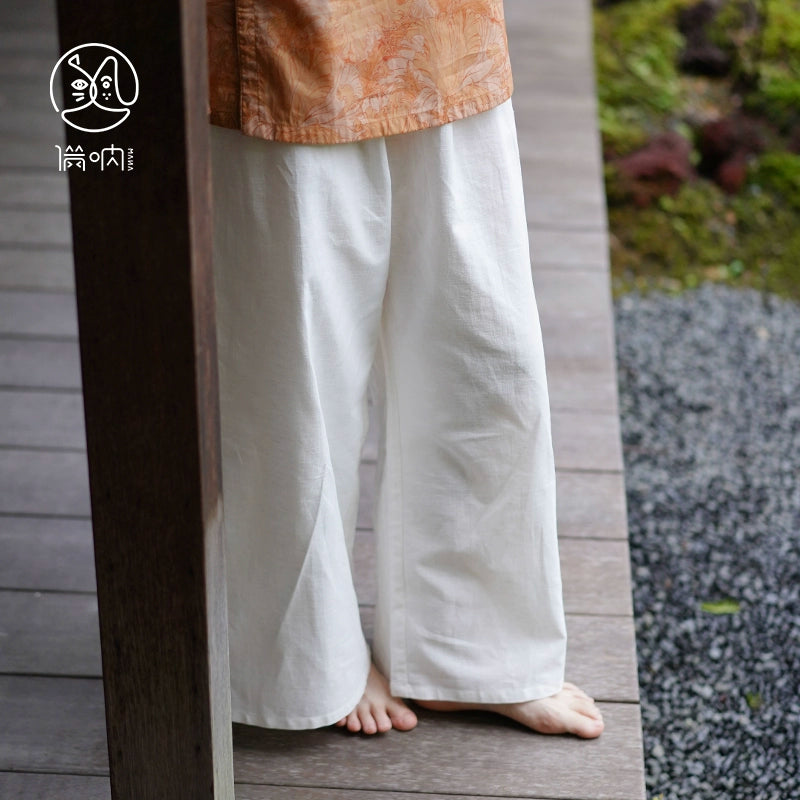 Mana Adult Breezy Linen Blend Wide-Leg Pants