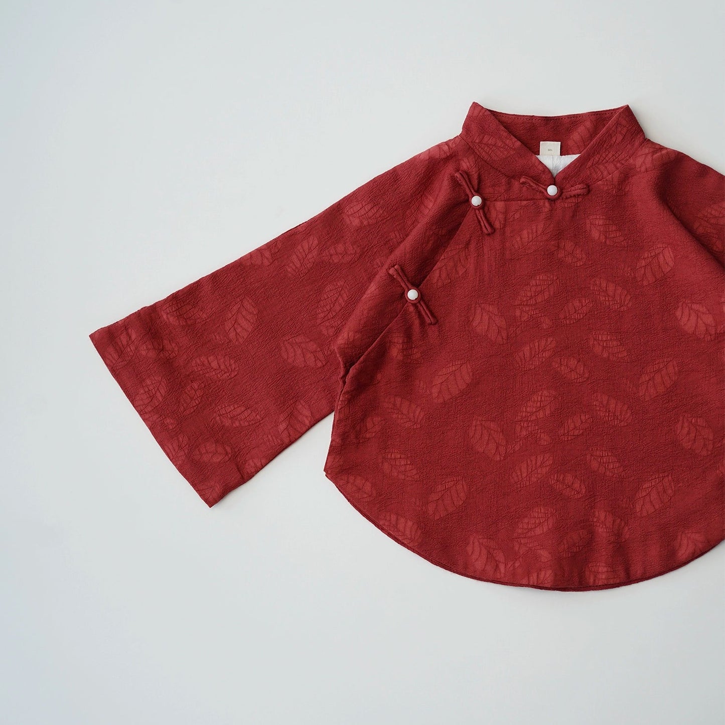 MaNa Kids Red Leaf Chinese Style Blouse ---Chinese New Year