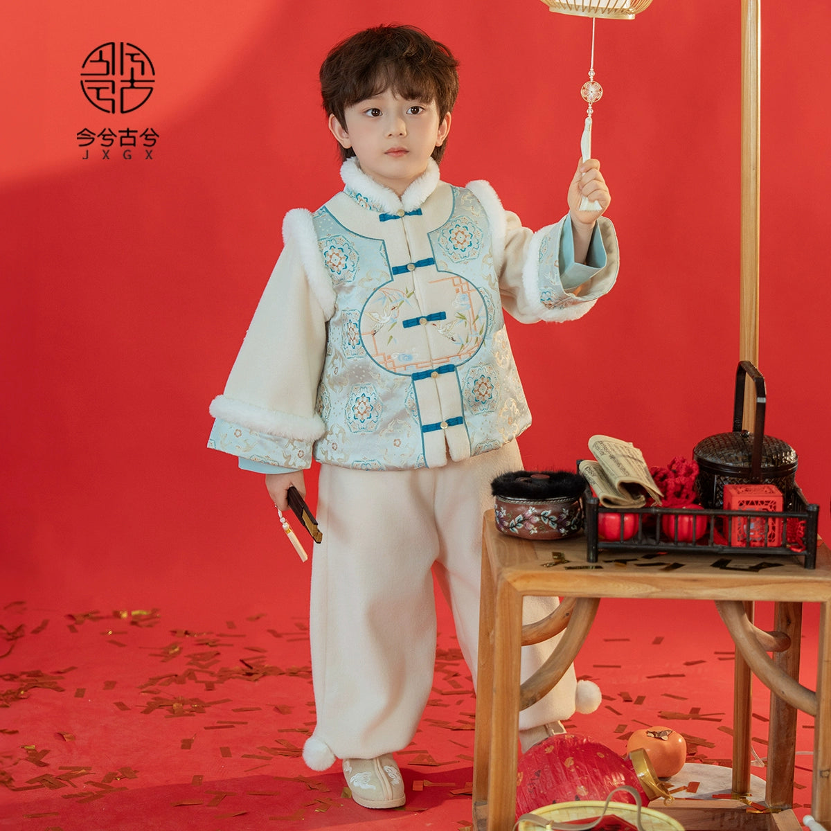 JXGX Chinese New Year Boys Jacket ---Jiashuo
