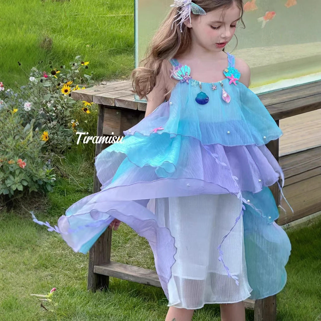 Tiramisu Girls Ocean Dreamer Dress (100-150/3y-12y)