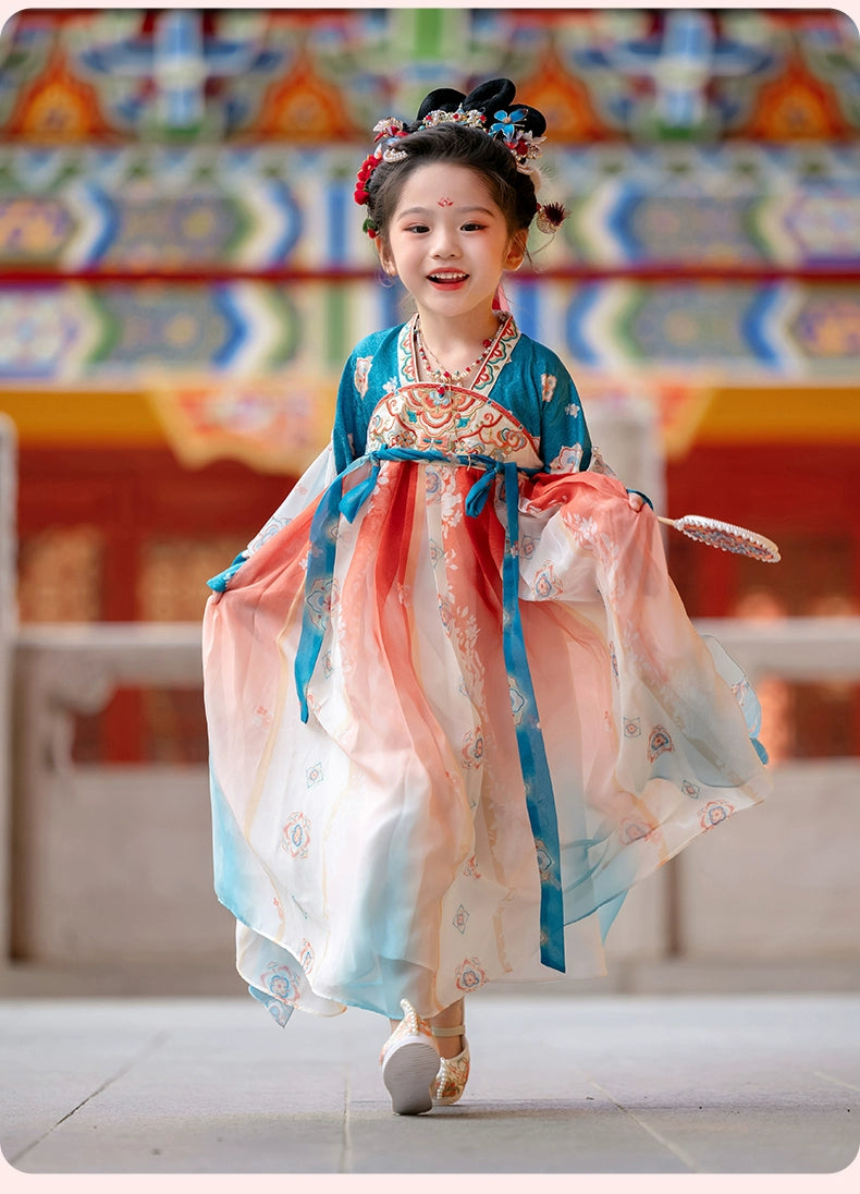 MengHu Girls' Hanfu Confucian Dress --- Yaoguang--- Chinese New Year